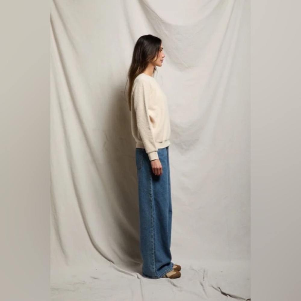 perfectwhitetee Ziggy Reverse Fleece Sweatshirt - Picture 2 of 5